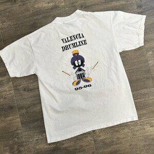 Marvin The Martian 90s Tshirt Velencia School Drumline Team 95-96 USA Large (17)